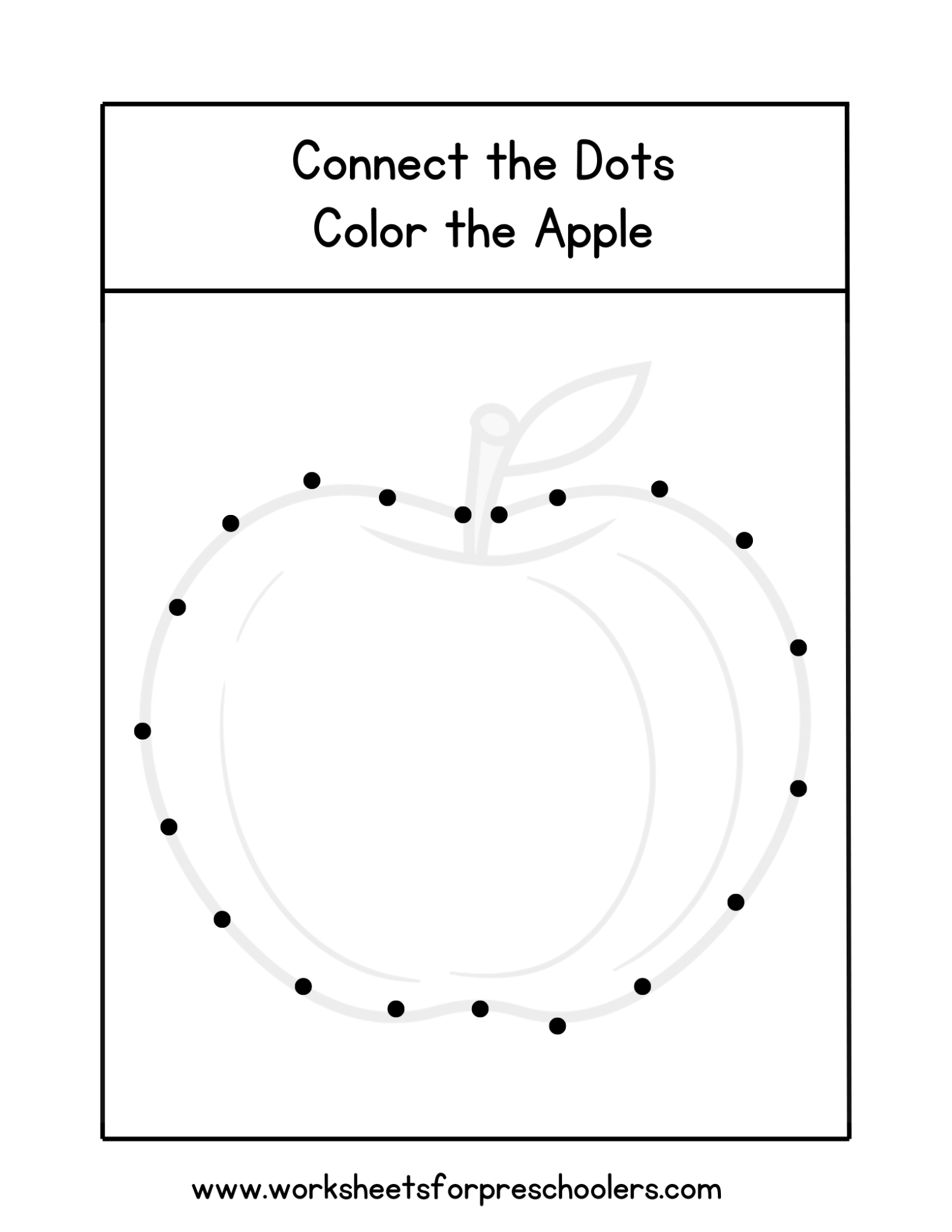 Connect the Dots Apple