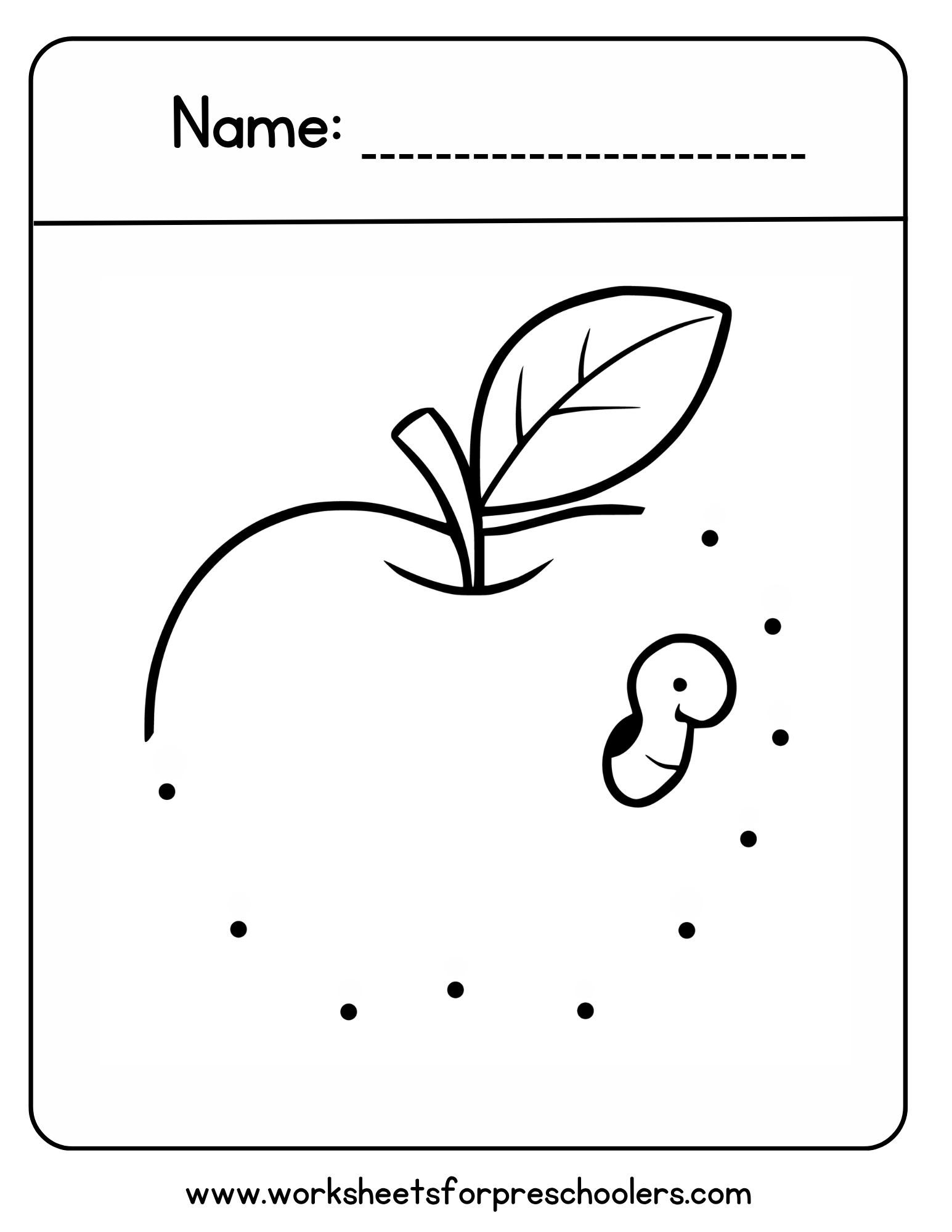 Connect the Dots Apple Connect the Dots Apple