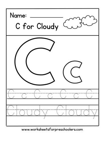 Weather Word Worksheet