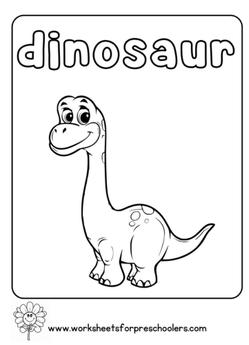 Diplodocus Coloring Page