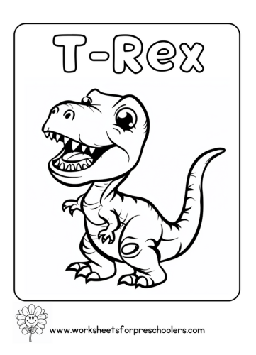 Dinosaur Coloring Page
