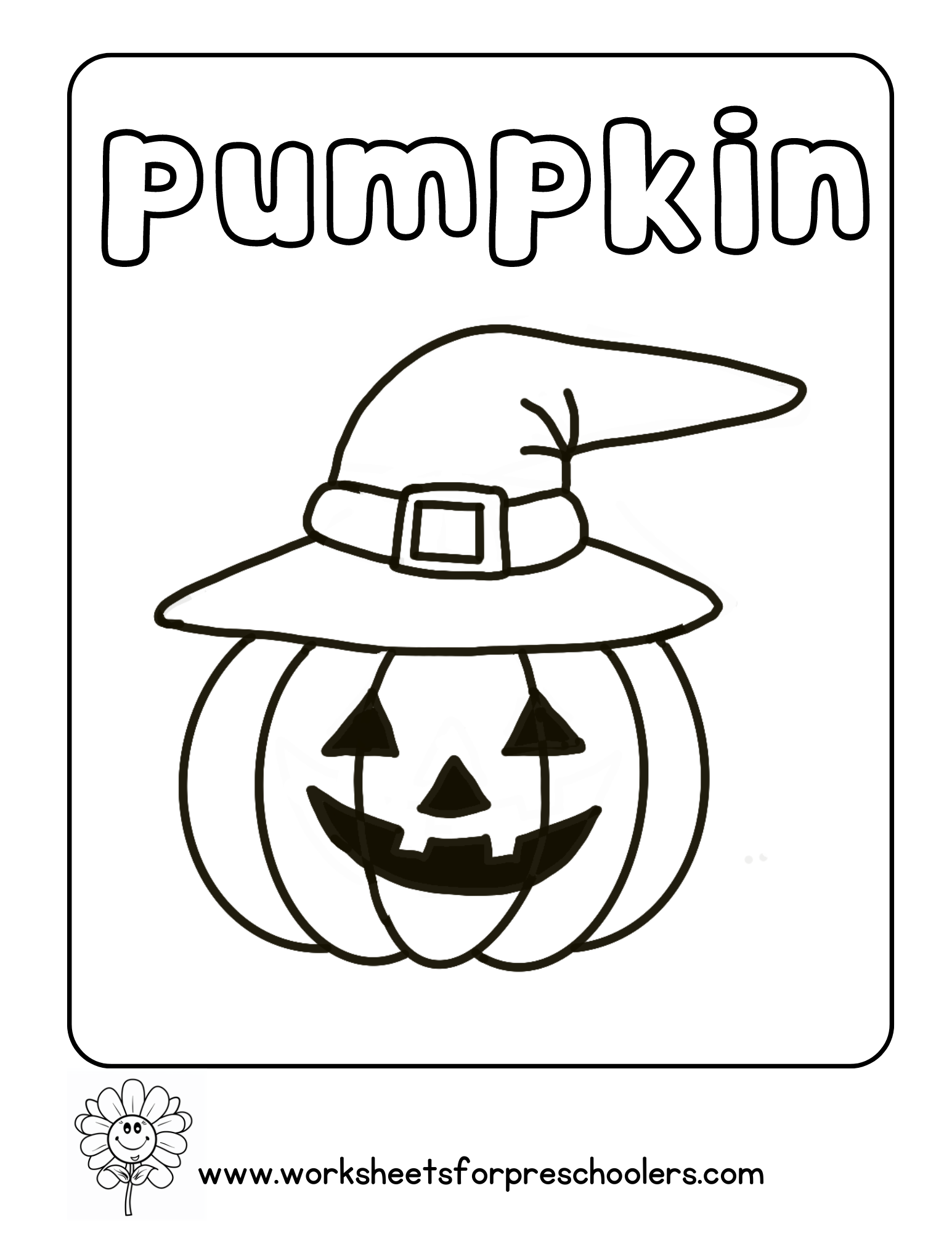 Halloween Pumpkin Coloring Page Preschool Halloween Pumpkin Coloring Page Preschool