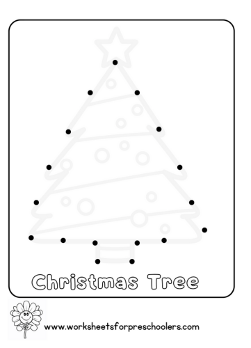 Connect the Dots Christmas Tree
