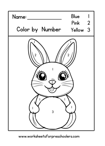 Easter Bunny Coloring Page