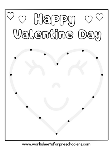 Connect the Dots Valentine Heart 