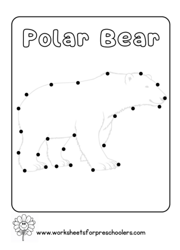 Connect the Dots Polar Bear