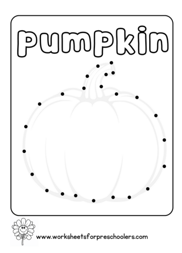Connect the Dots Pumpkin