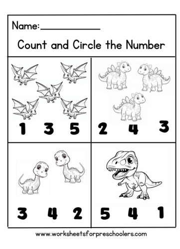 Math Counting Worksheet