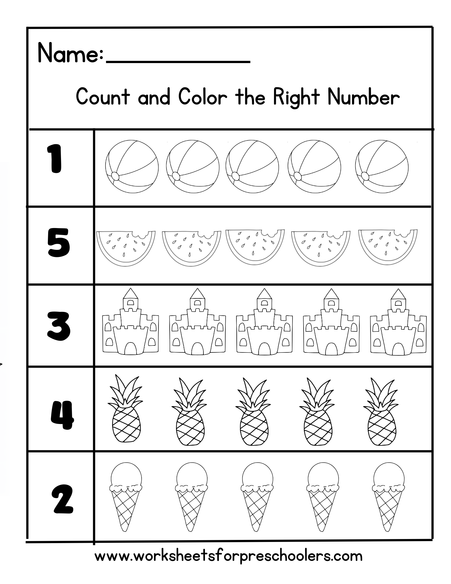 Beach theme activities for preschool