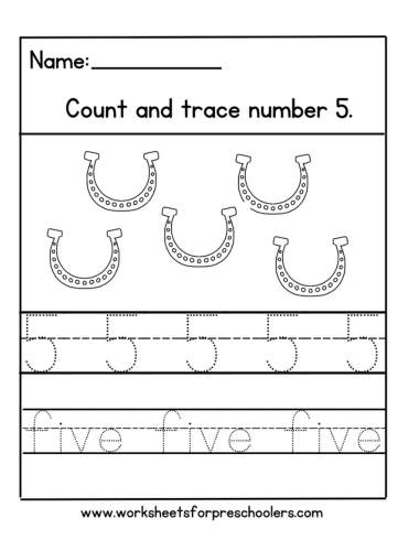 St Patrick Theme Number 5 Worksheet