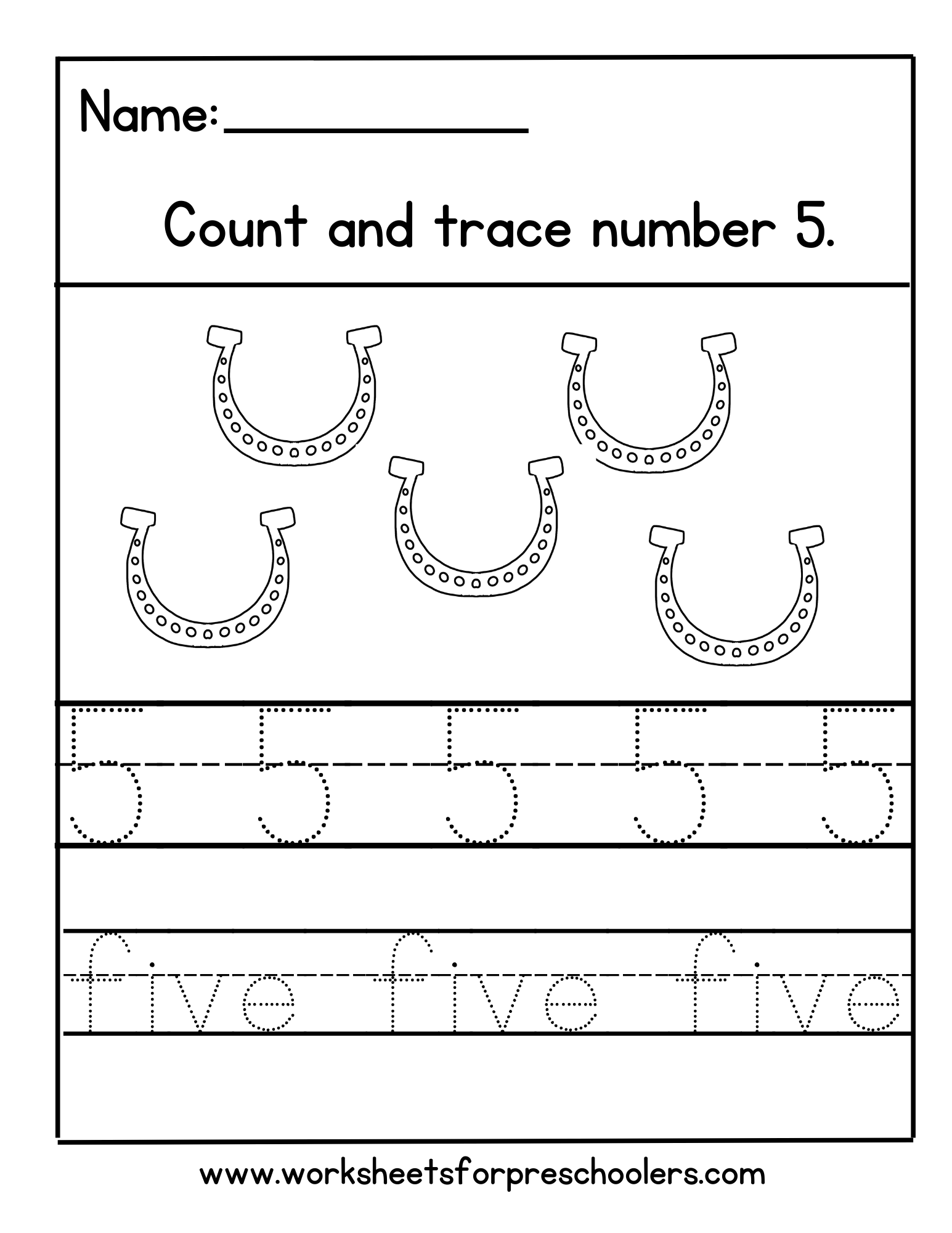 St Patrick Theme Number 5 Worksheet
