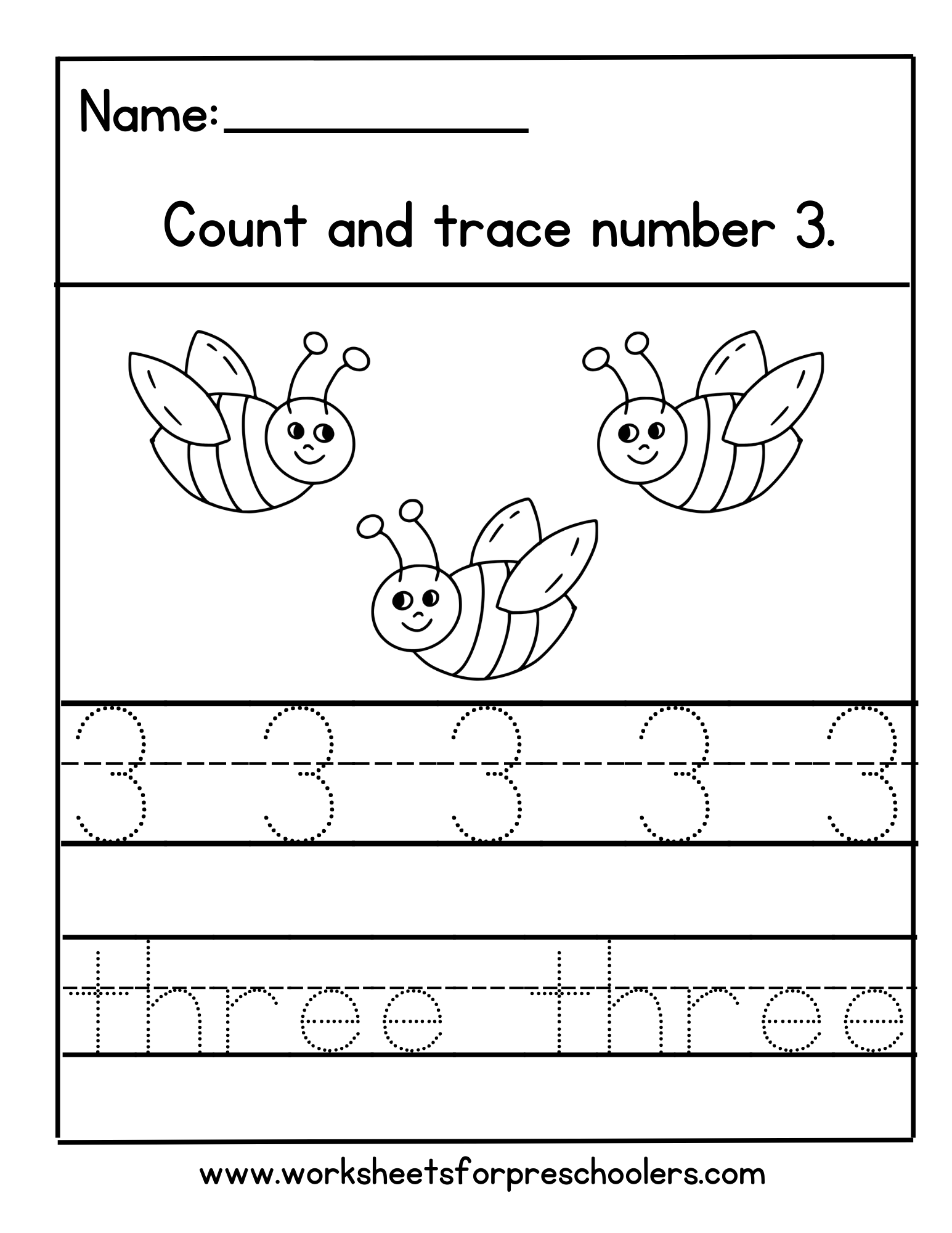 Spring Theme Number 3 Worksheet Spring Theme Number 3 Worksheet