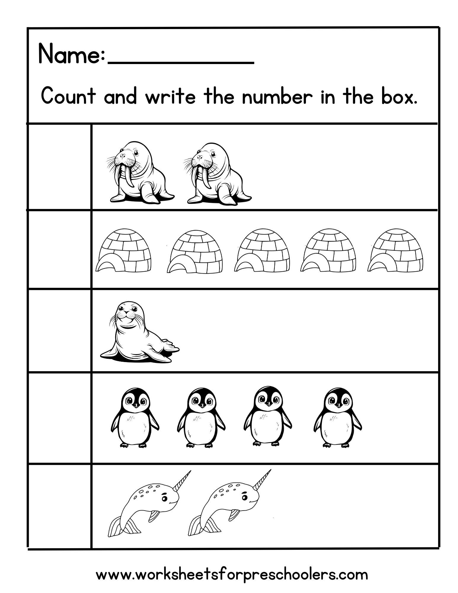 Math Counting Worksheet Math Counting Worksheet