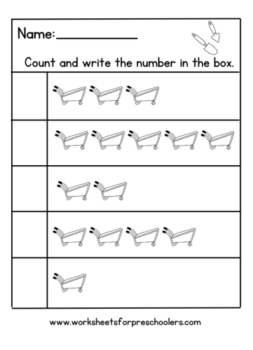 Counting Worksheet