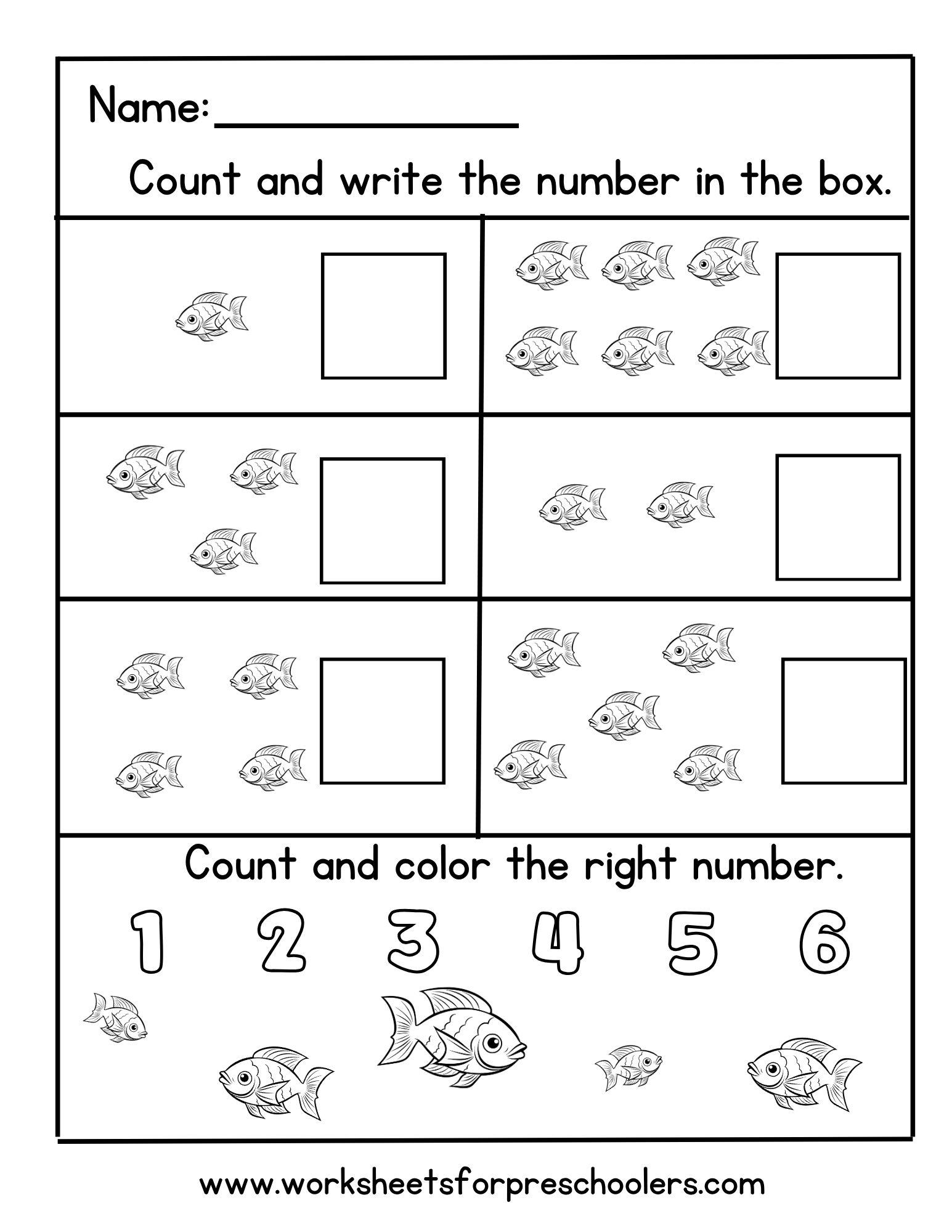 Count and Write Numbers