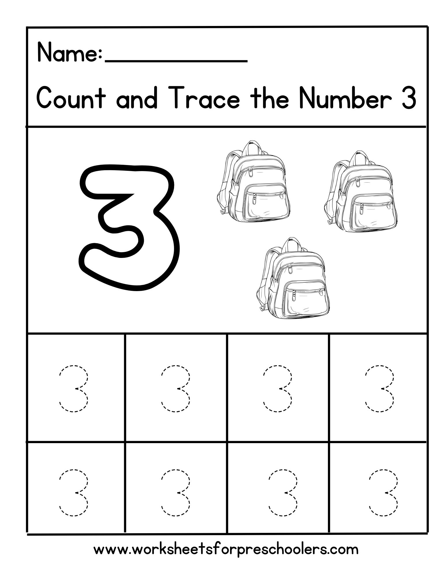 Count and Trace Number 3
