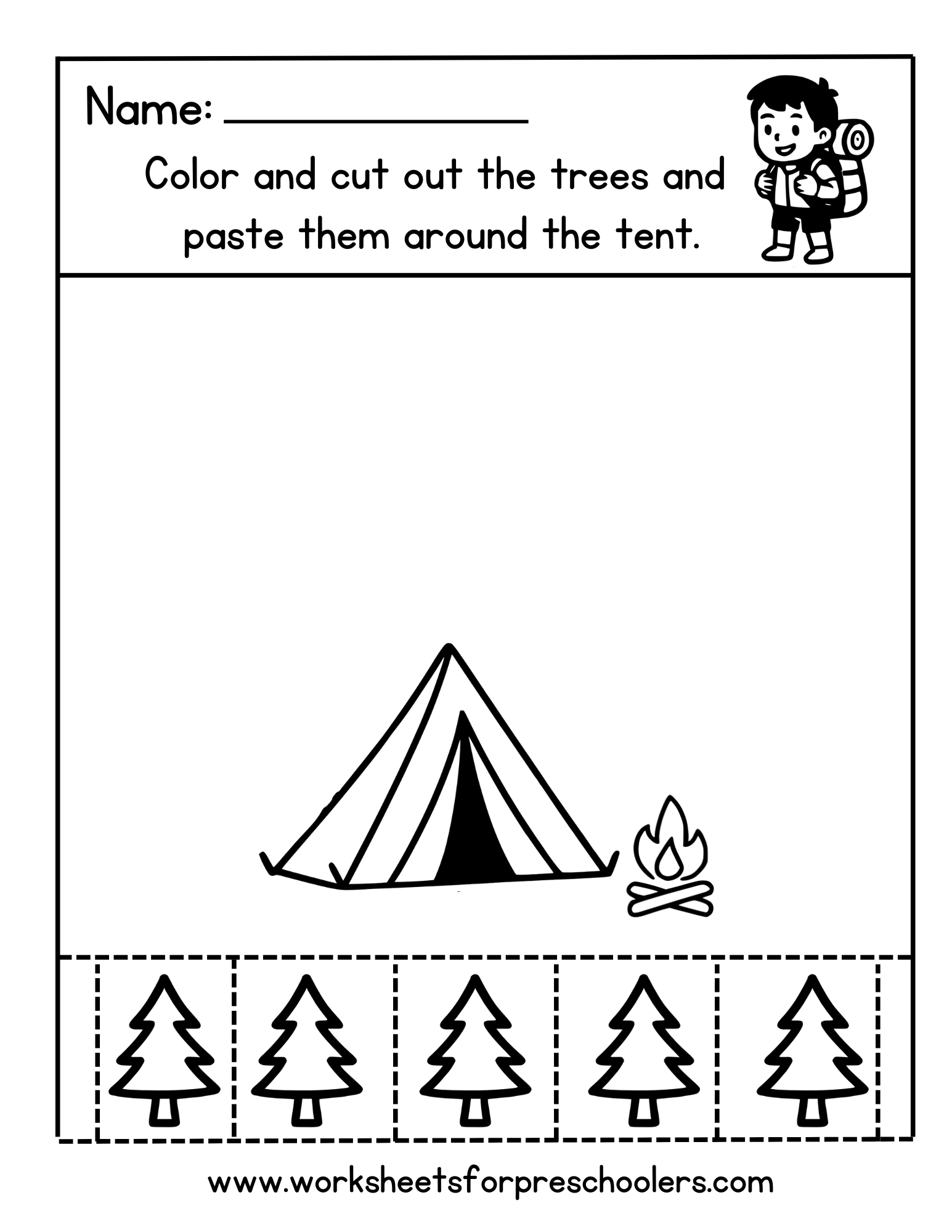 Cut and Paste Worksheet