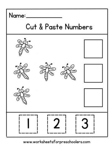 Cut and Paste Worksheet