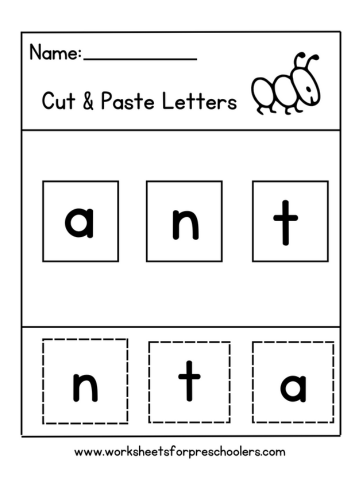 Cut  and Paste Letters