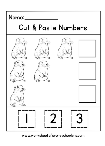 Cut and Paste Numbers