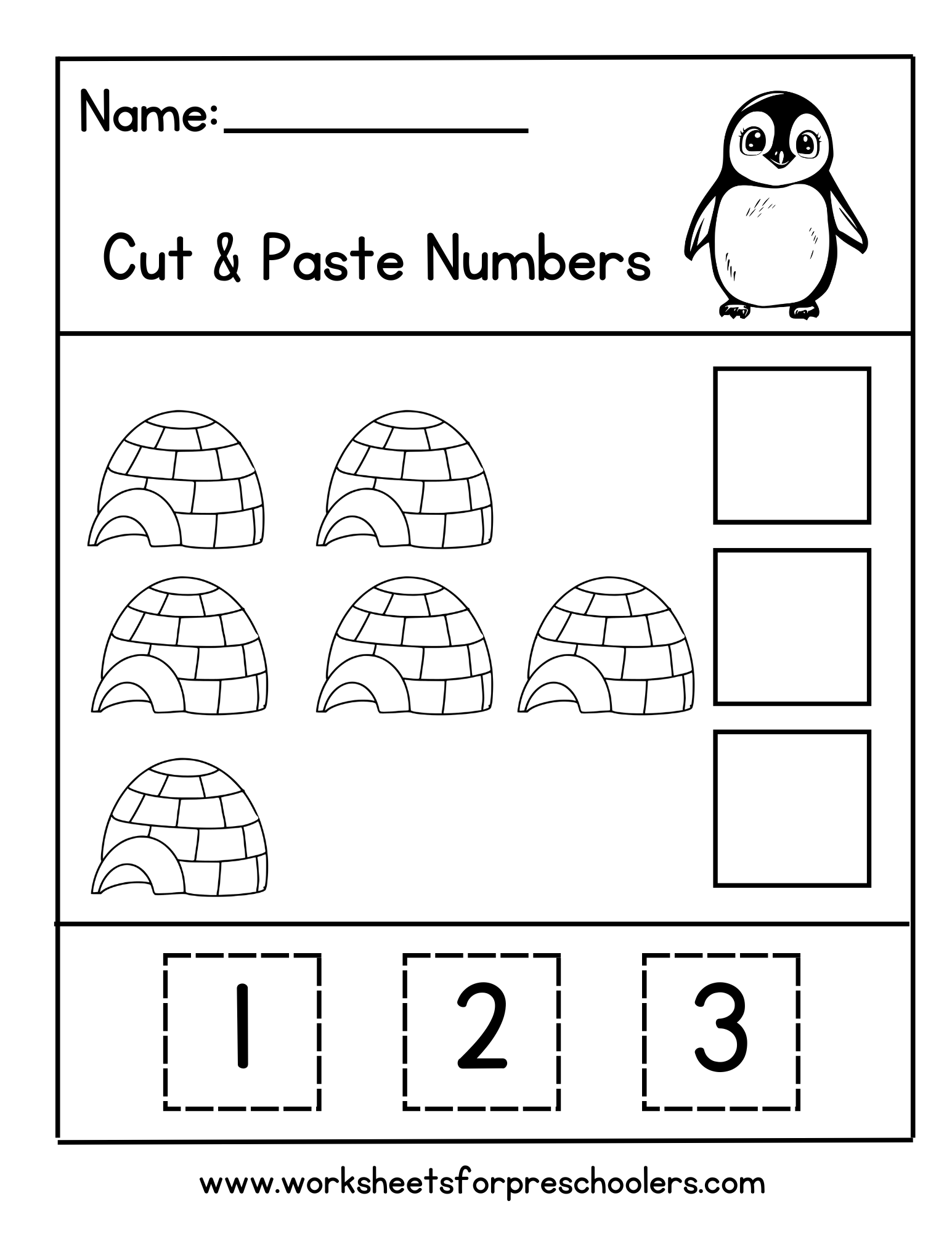 Igloo Activity Sheet