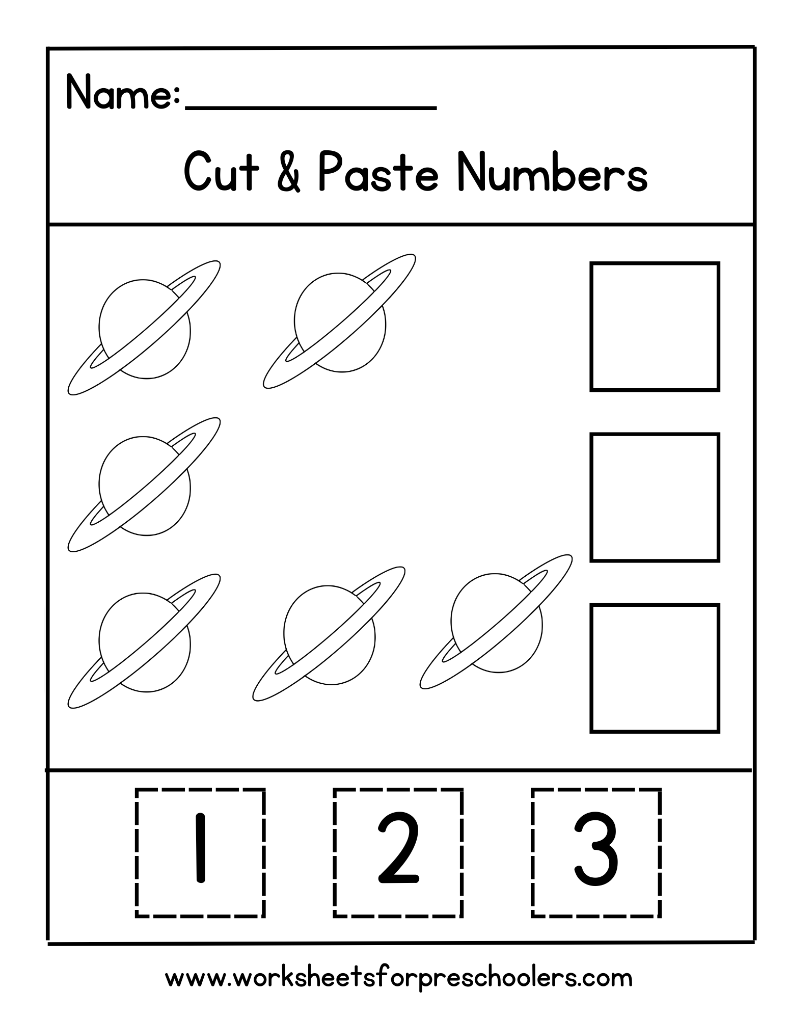 Cut and Paste Worksheet Cut and Paste Worksheet