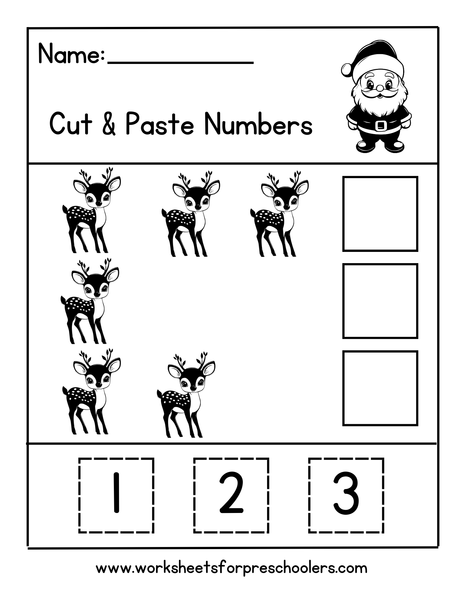 Christmas Math Worksheet