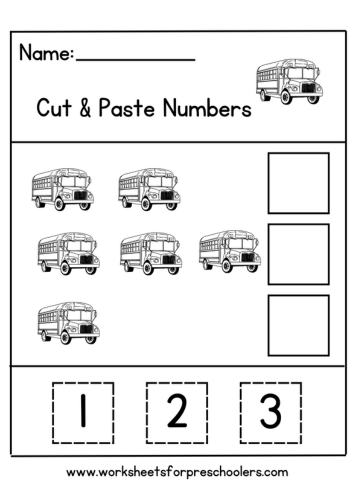 Cut and Paste Back to School