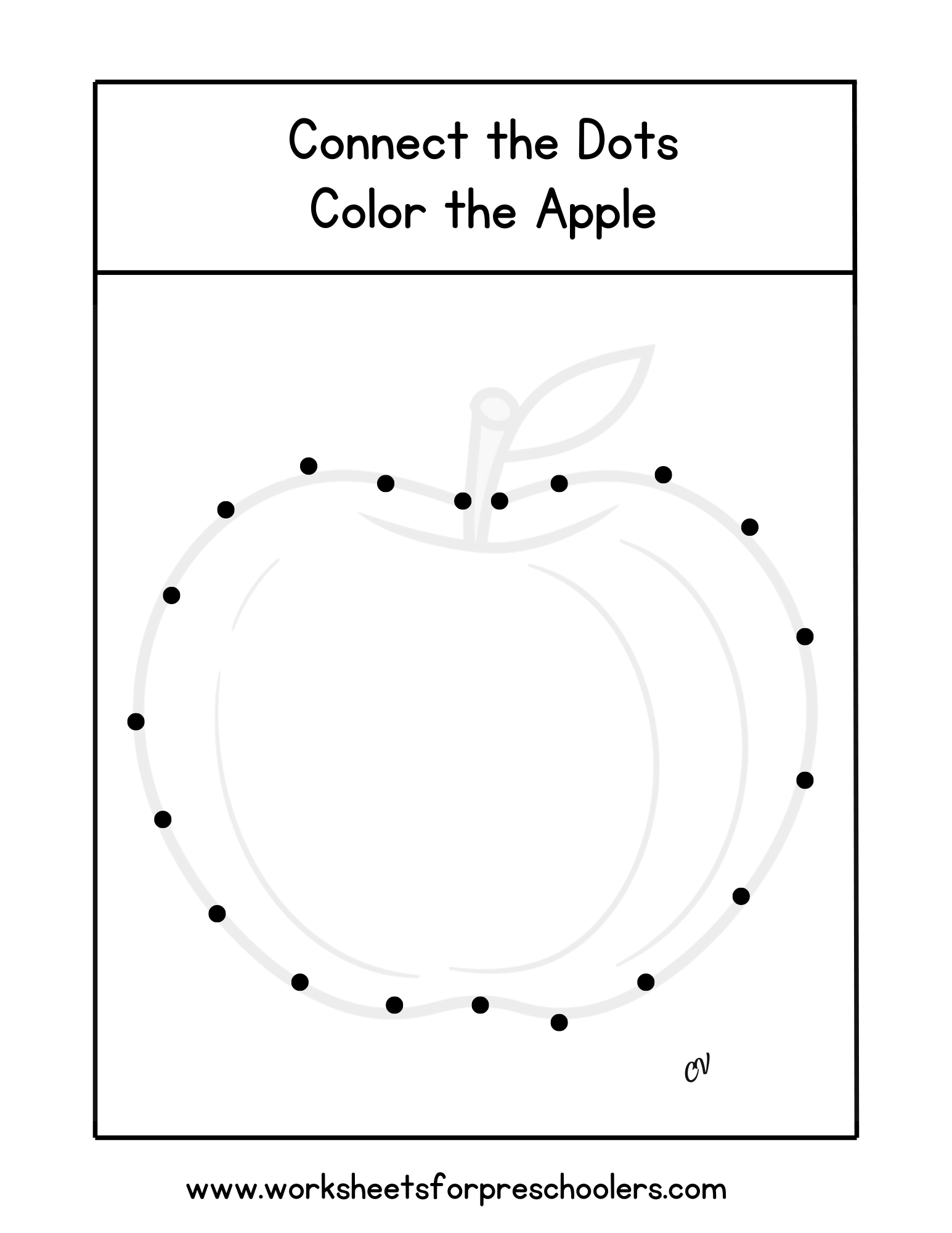 Connect the Dots Apple