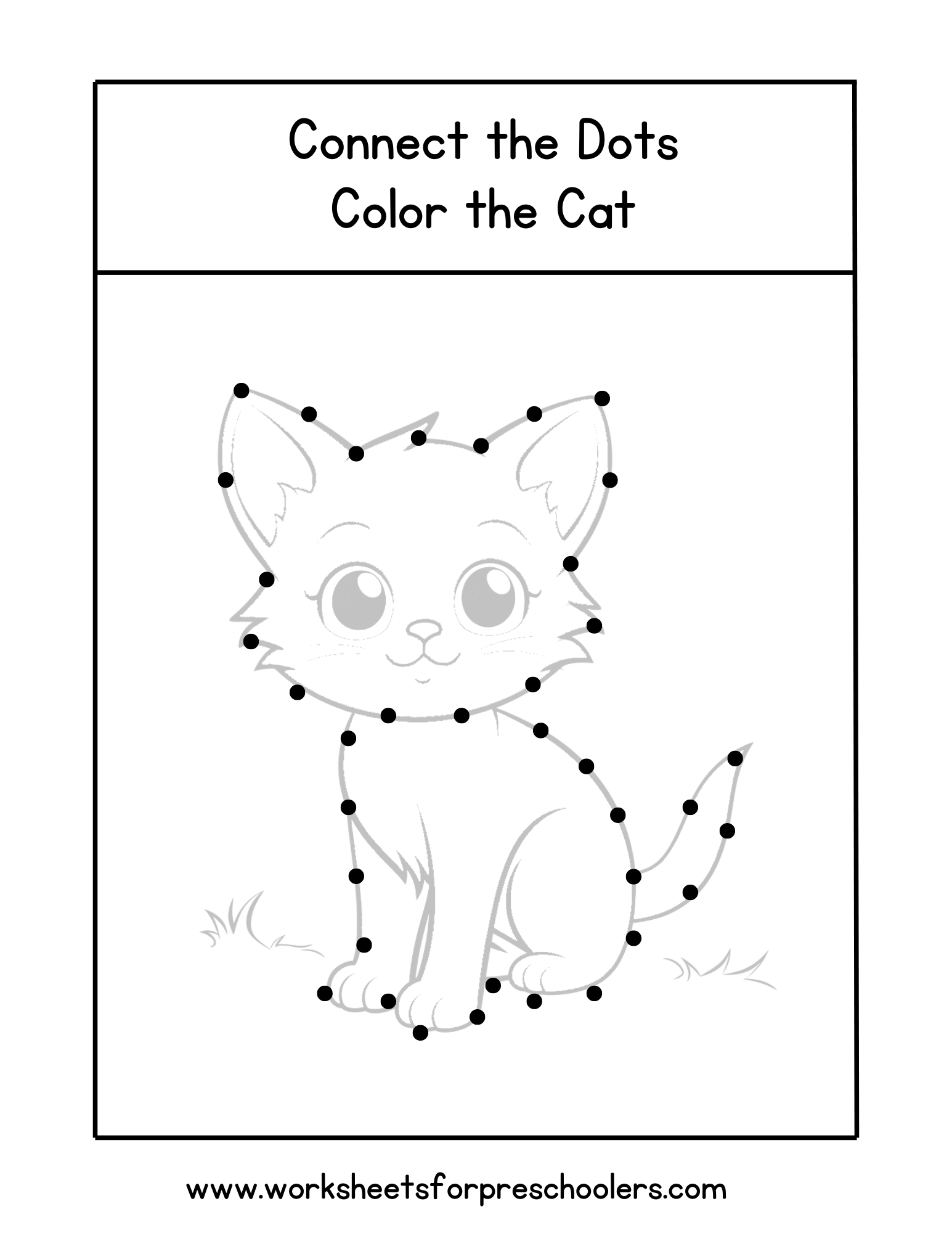 Connect the Dots Kitten Connect the Dots Kitten