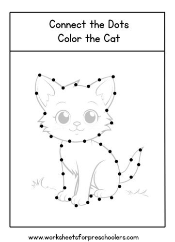 Connect the Dots Kitten