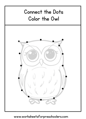 Connect the Dots Owl
