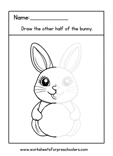  Easter Bunny Worksheet