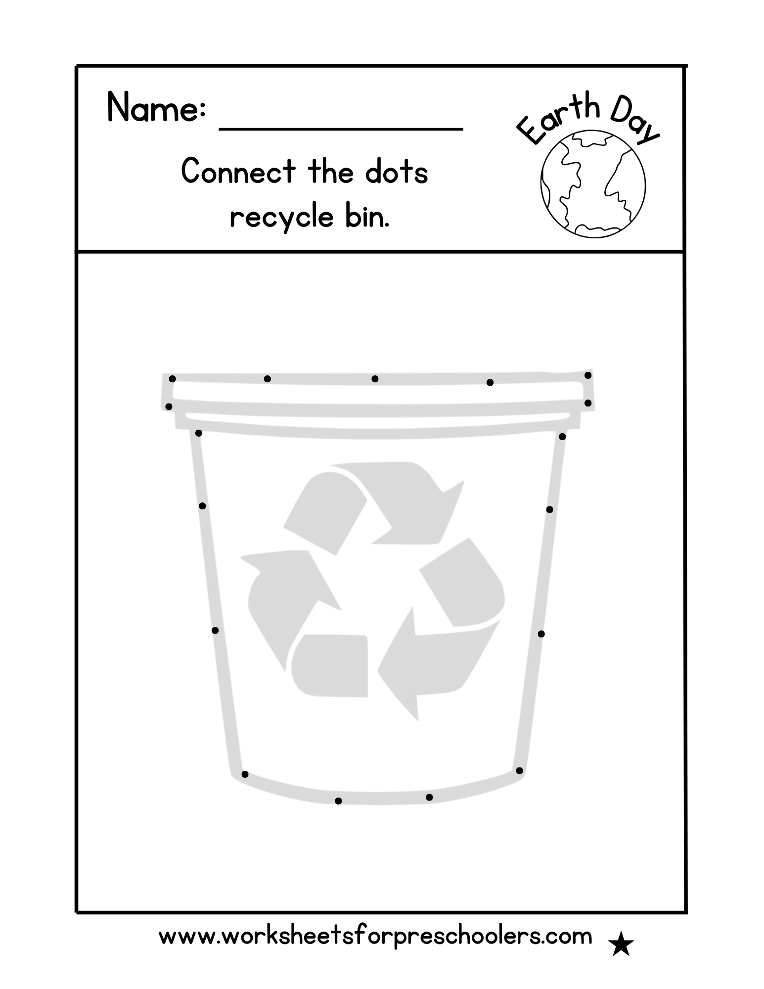 Earth Day Activity Sheet