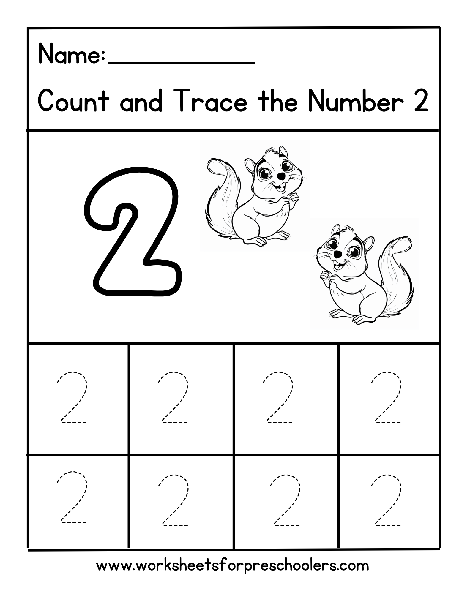 Preschool Fall Theme Math Worksheet Number 2