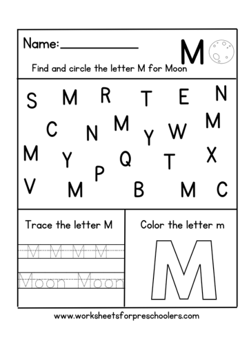 Moon Activity Worksheet