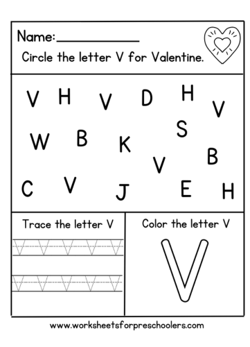 Valentine Worksheet
