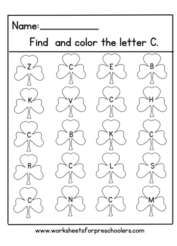 St Patrick Day Worksheet