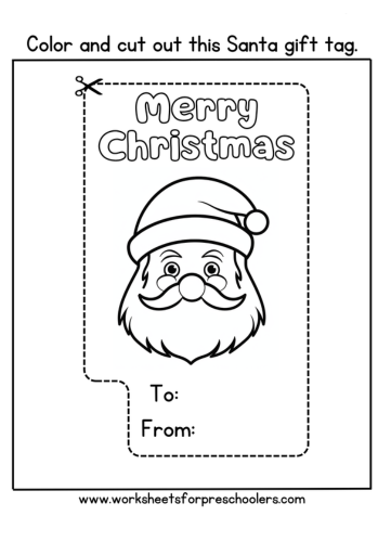 Santa Gift Tag