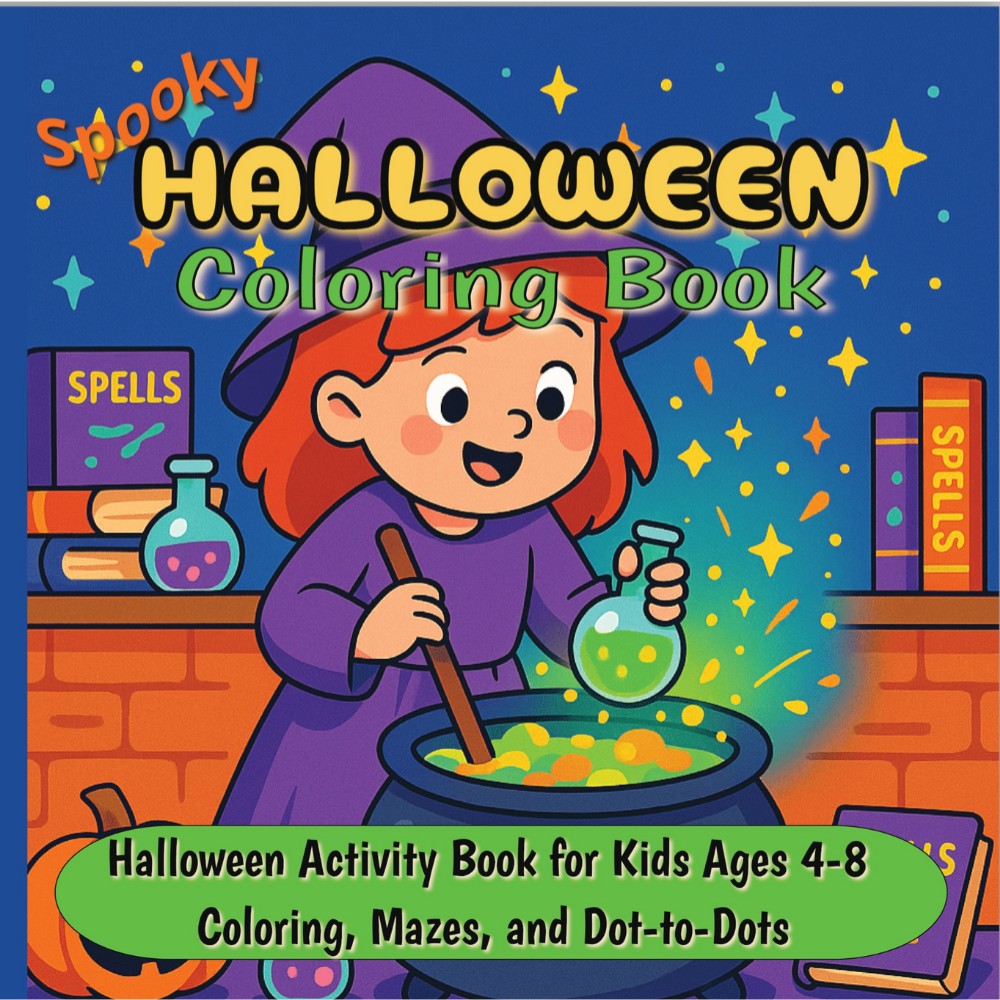 Halloween Coloring & Activity Book