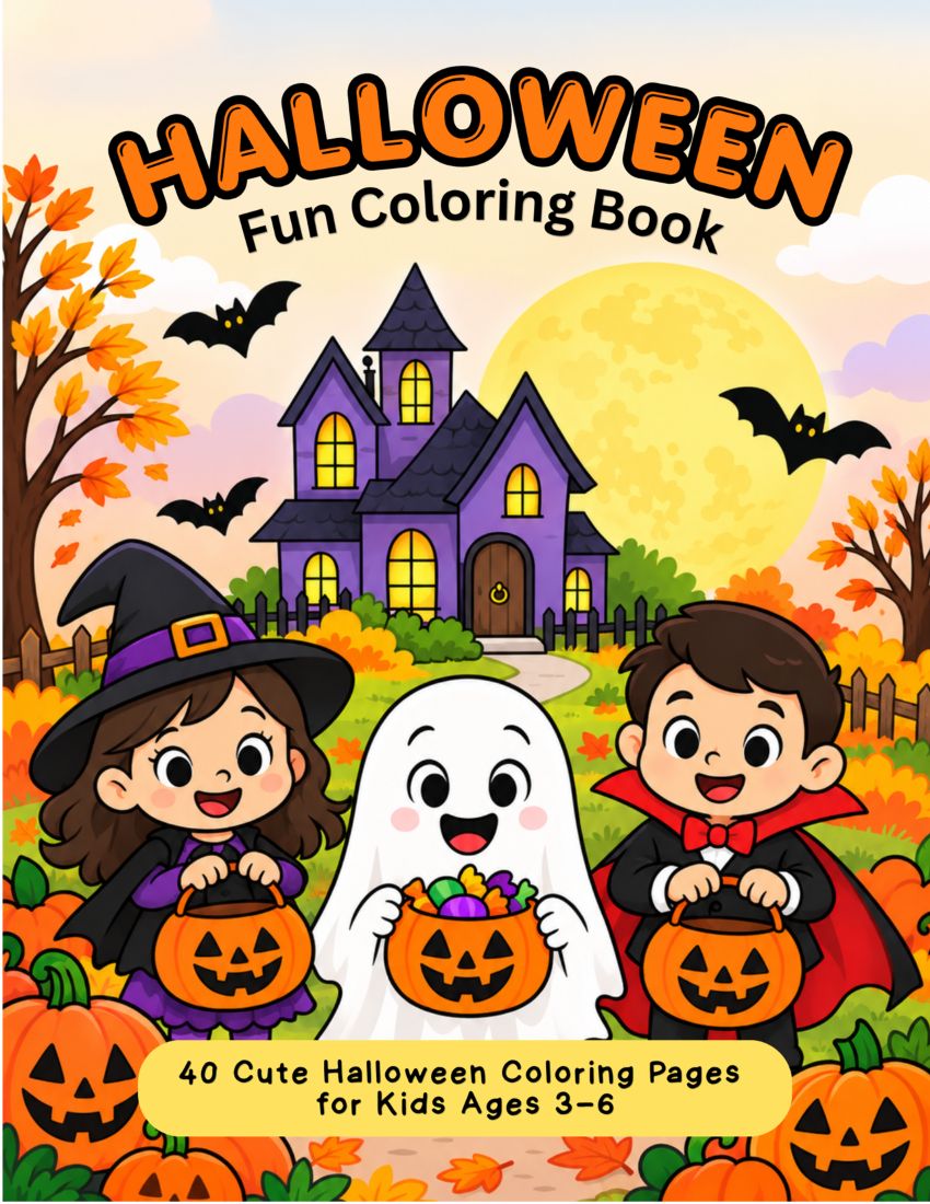 Halloween Coloring Book