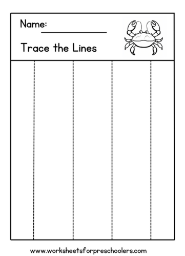 Pre Writing Line Tracing
