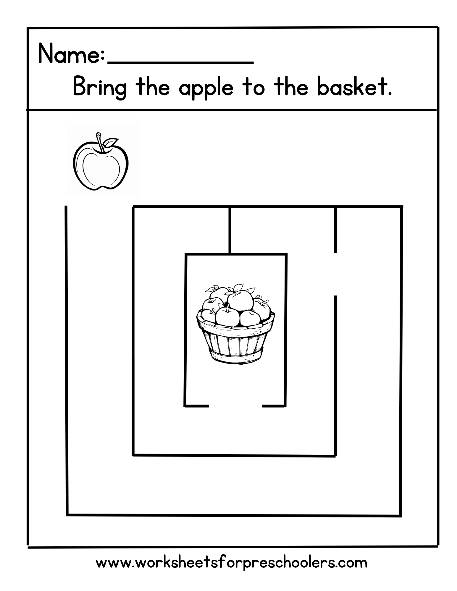 Apple Season Maze