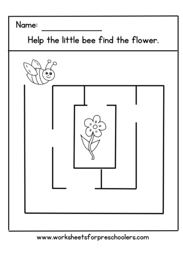 Maze Activity Worksheet