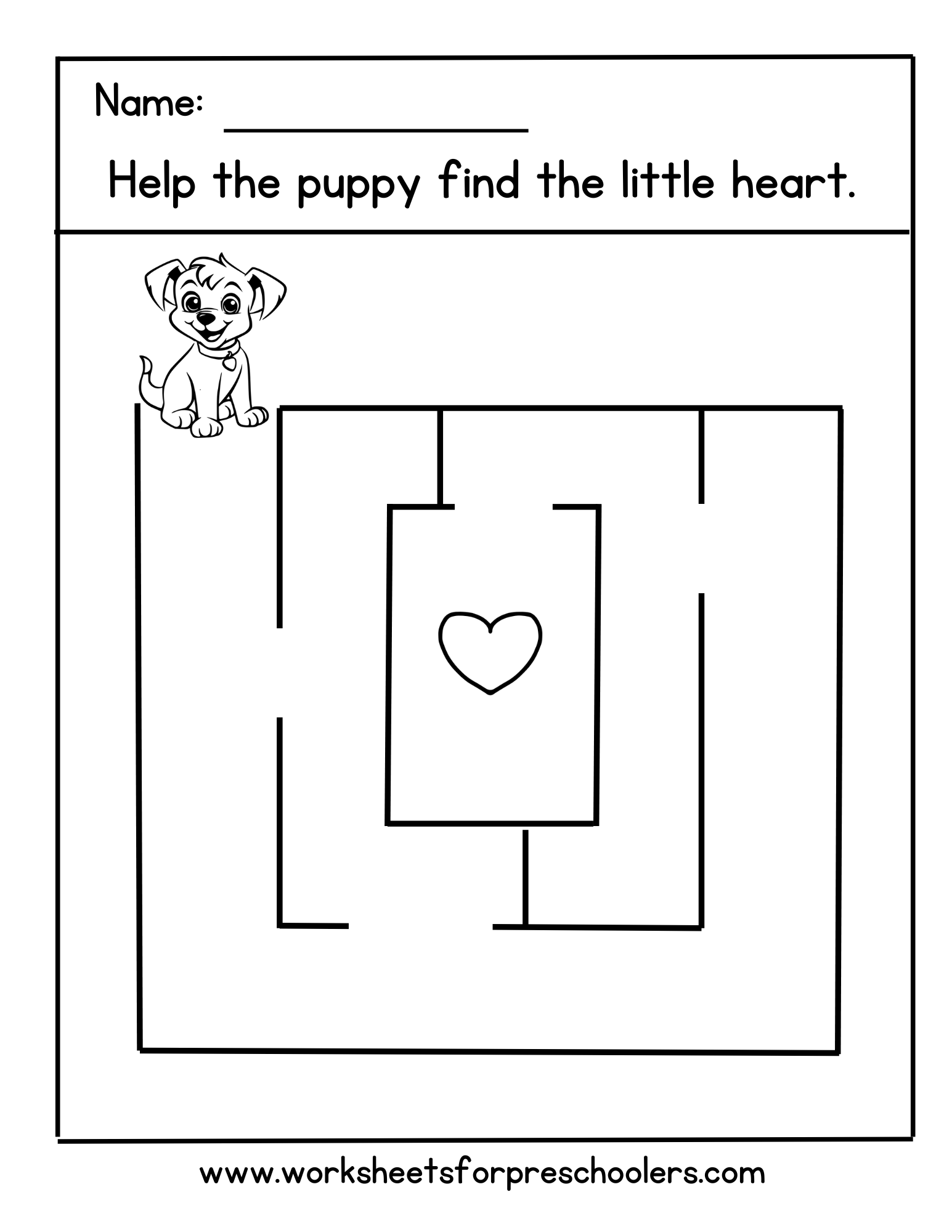 Maze Activity Worksheet