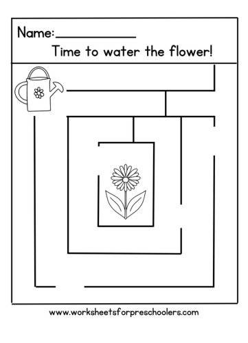 Maze Activity Worksheet