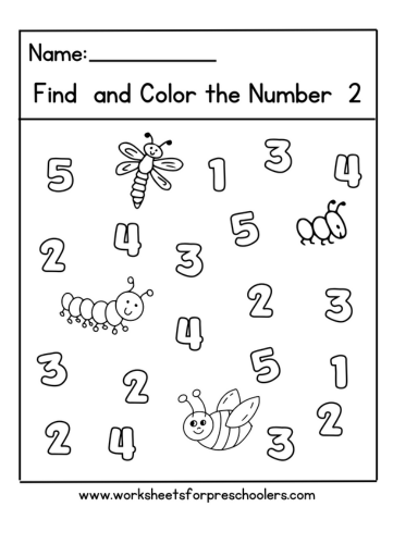  Number Math Worksheet
