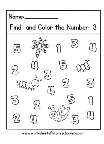  Number Math Worksheet