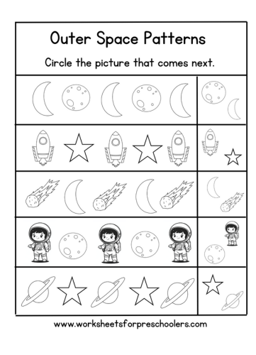 Pattern Completion Sheet