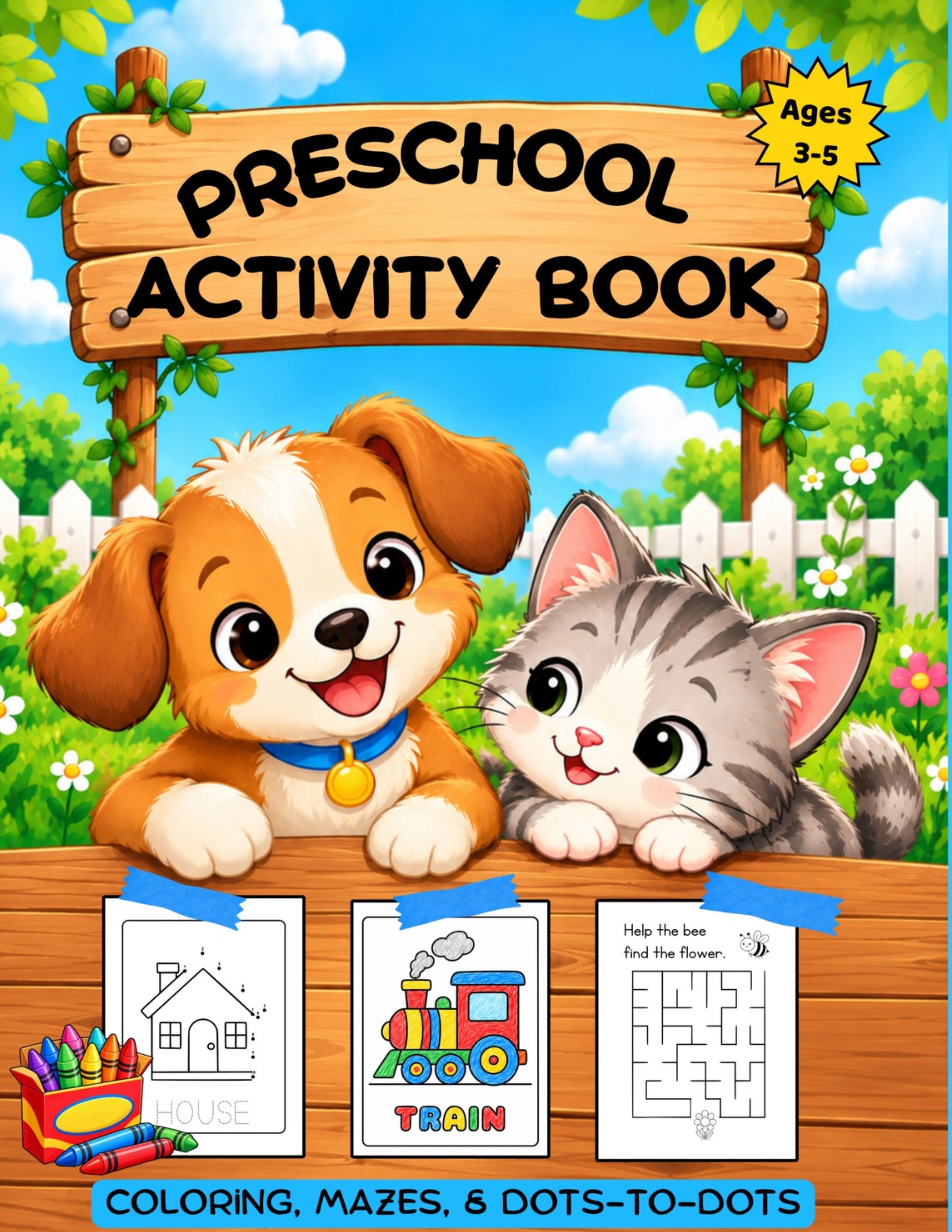 Activity & Coloring Book 